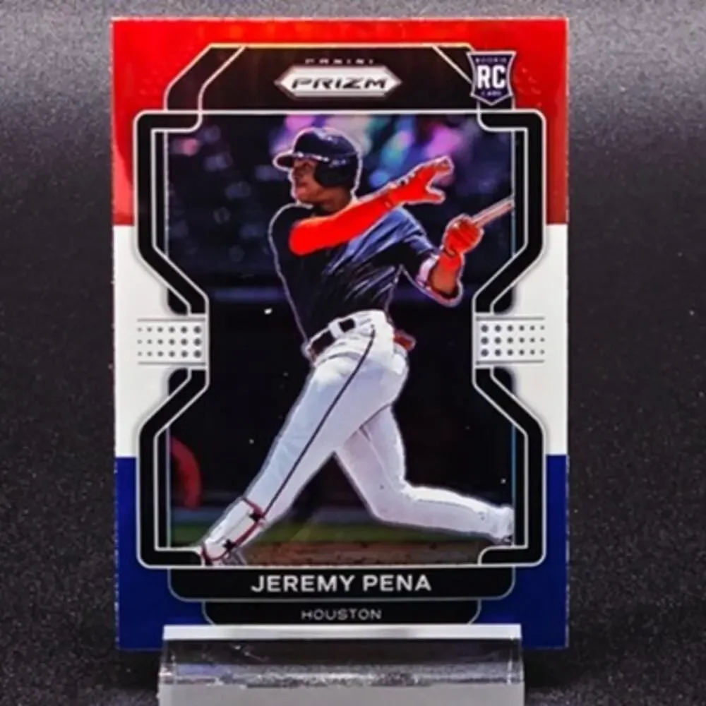 Jeremy Pena Bowman Chrome Red White Blue Prizm RC Houston Astros Star